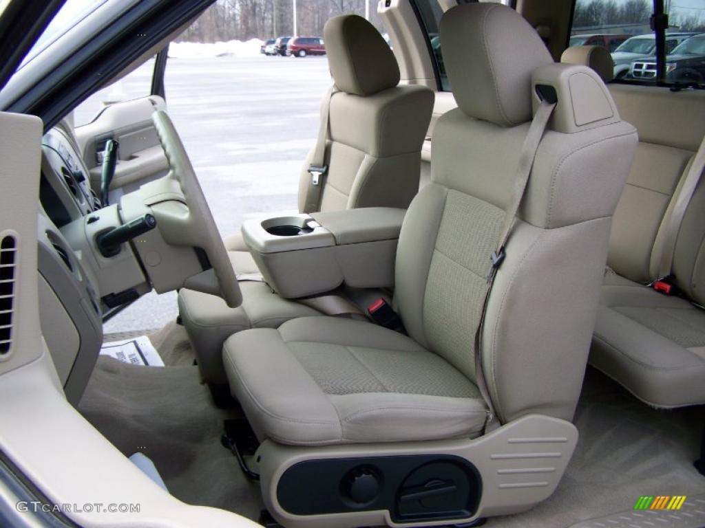 2005 F150 XLT SuperCab 4x4 - Dark Stone Metallic / Tan photo #10