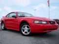2003 Torch Red Ford Mustang V6 Coupe  photo #1