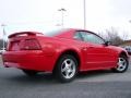 2003 Torch Red Ford Mustang V6 Coupe  photo #7