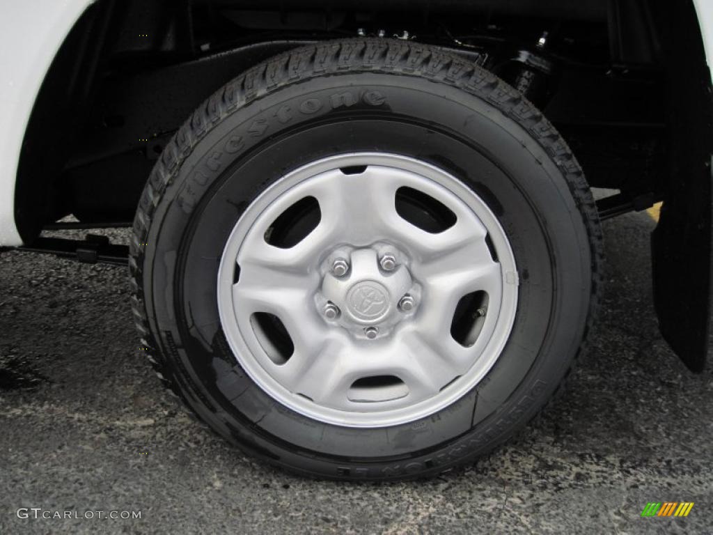 2010 Tacoma Access Cab - Super White / Graphite photo #14