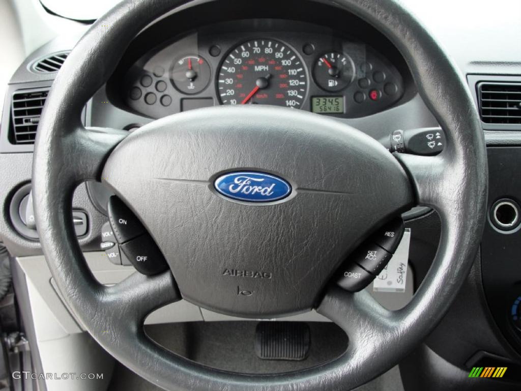 2007 Focus ZX4 SE Sedan - Liquid Grey Metallic / Charcoal/Light Flint photo #38
