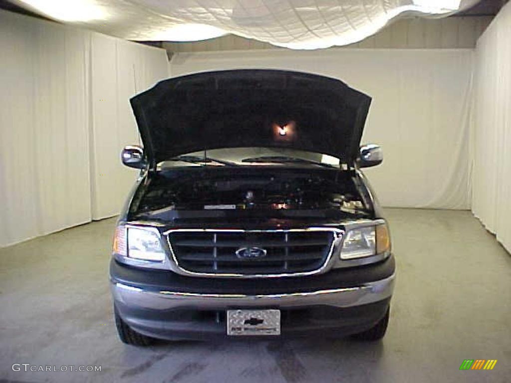 2002 F150 XLT SuperCab - Dark Shadow Grey Metallic / Medium Graphite photo #4
