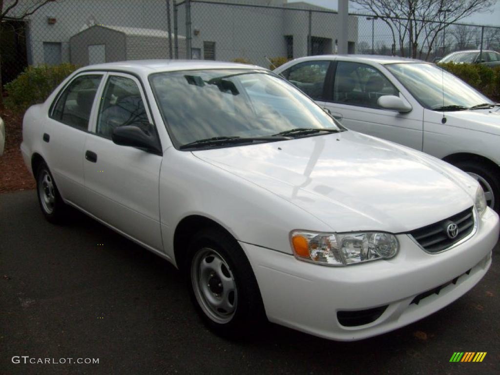 2002 Super White Toyota Corolla Ce 26258820 Gtcarlot Com