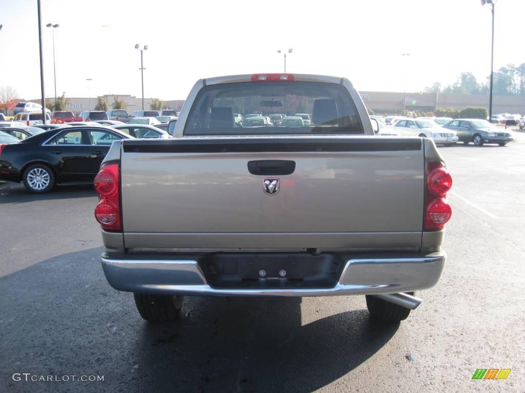 2008 Ram 1500 SXT Regular Cab - Light Khaki Metallic / Medium Slate Gray photo #4
