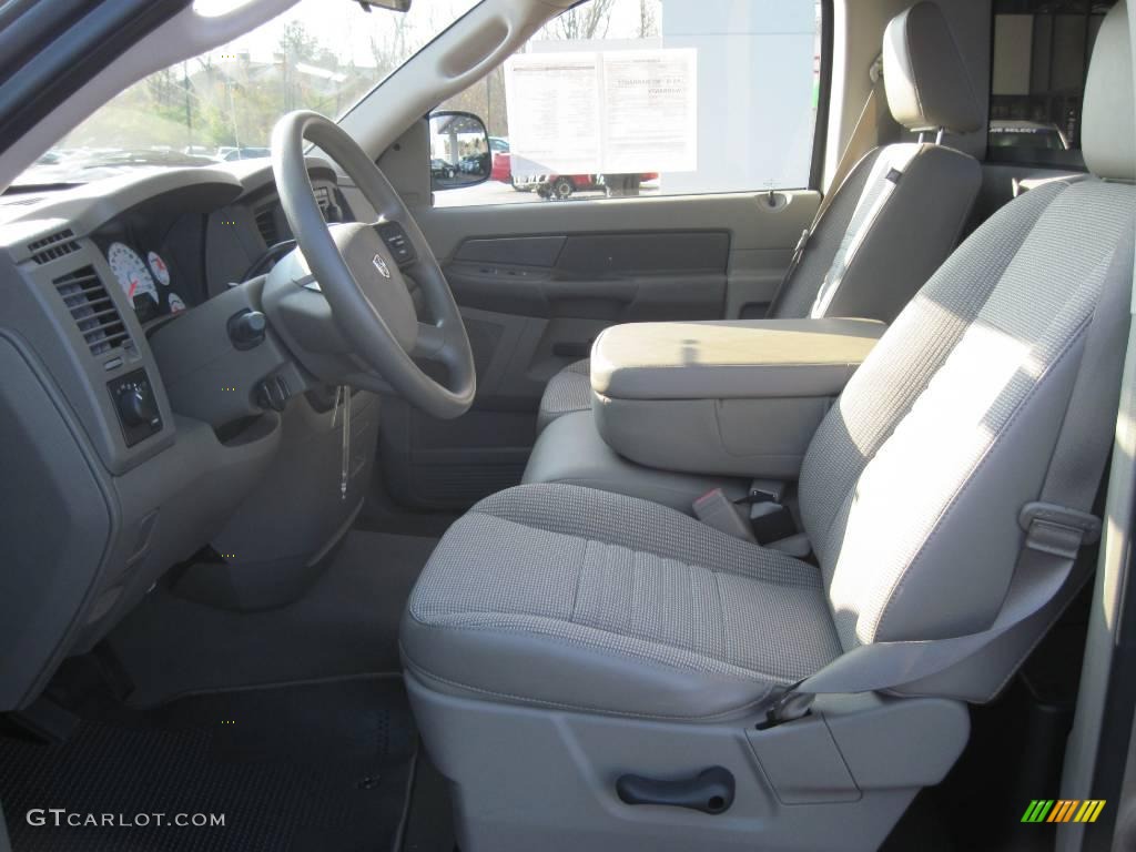 2008 Ram 1500 SXT Regular Cab - Light Khaki Metallic / Medium Slate Gray photo #6