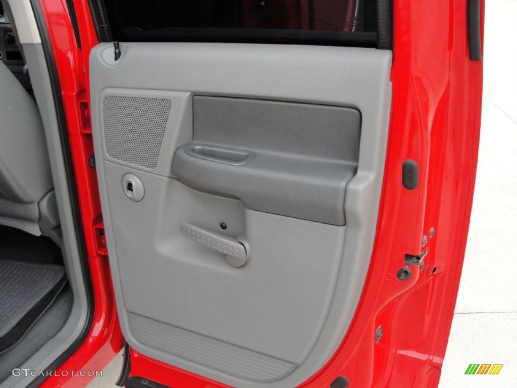 2007 Ram 1500 ST Quad Cab - Flame Red / Medium Slate Gray photo #27