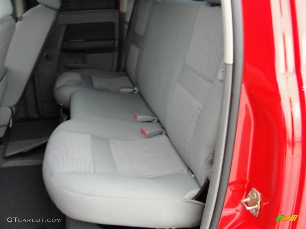 2007 Ram 1500 ST Quad Cab - Flame Red / Medium Slate Gray photo #30