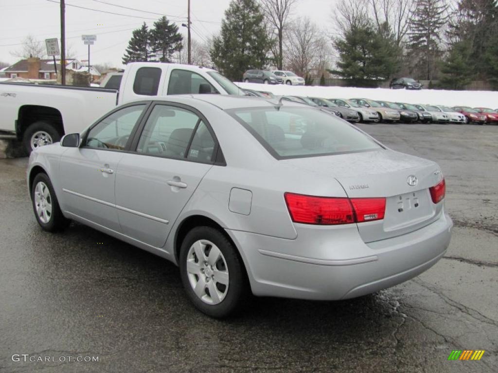 2010 Sonata GLS - Radiant Silver / Gray photo #10