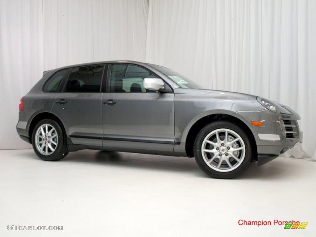 2010 Cayenne S Transsyberia - Meteor Grey Metallic / Black/Black Alcantara photo #5