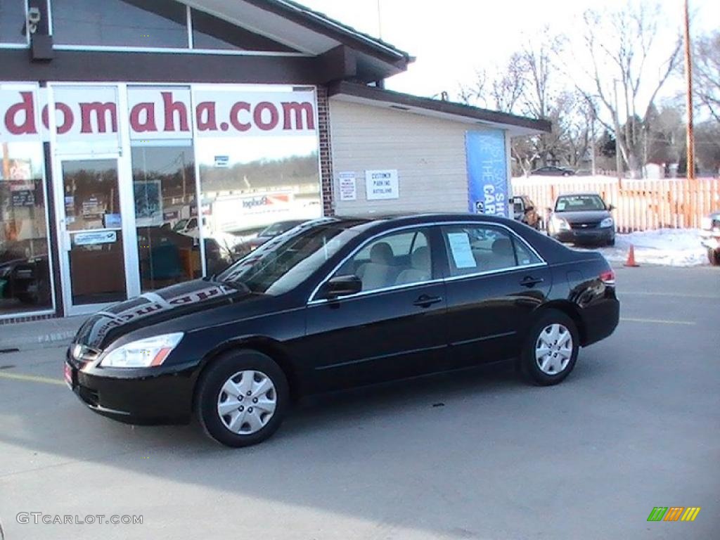 2003 Accord LX Sedan - Nighthawk Black Pearl / Ivory photo #1