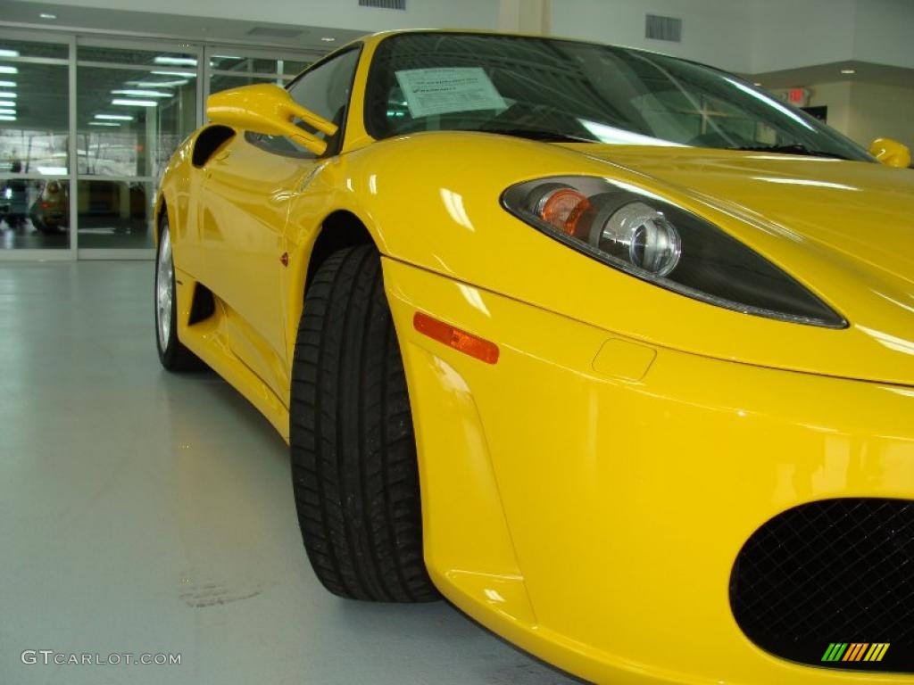 2007 F430 Coupe F1 - Giallo Modena DS (Yellow) / Nero photo #4