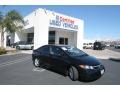 2007 Nighthawk Black Pearl Honda Civic LX Sedan  photo #2