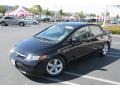 2007 Nighthawk Black Pearl Honda Civic LX Sedan  photo #5