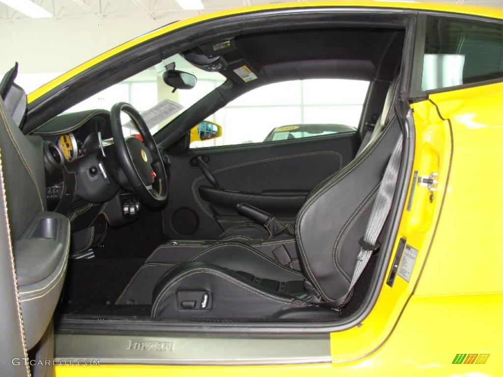 2007 F430 Coupe F1 - Giallo Modena DS (Yellow) / Nero photo #12