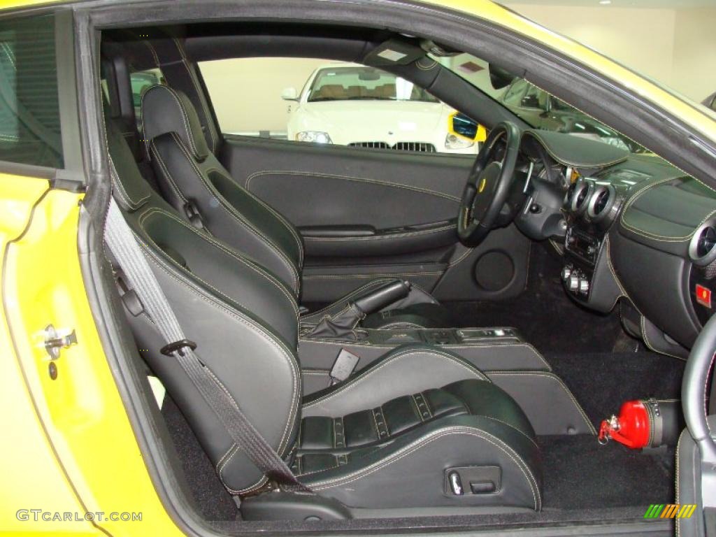 2007 F430 Coupe F1 - Giallo Modena DS (Yellow) / Nero photo #15