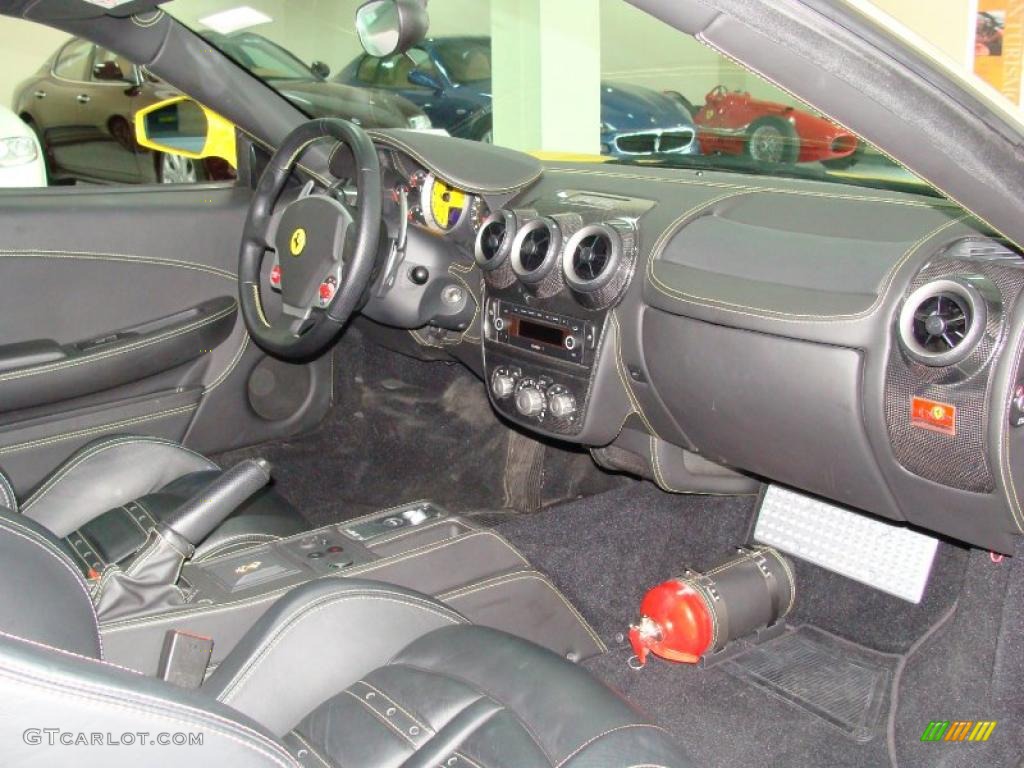2007 F430 Coupe F1 - Giallo Modena DS (Yellow) / Nero photo #16