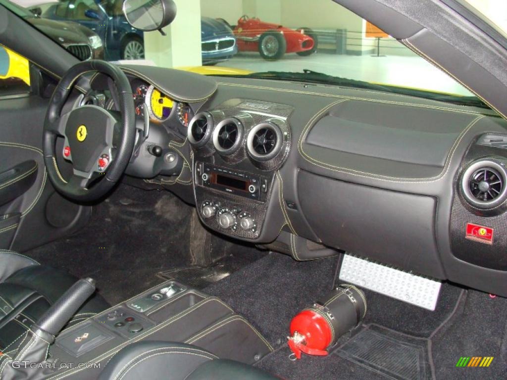 2007 F430 Coupe F1 - Giallo Modena DS (Yellow) / Nero photo #17