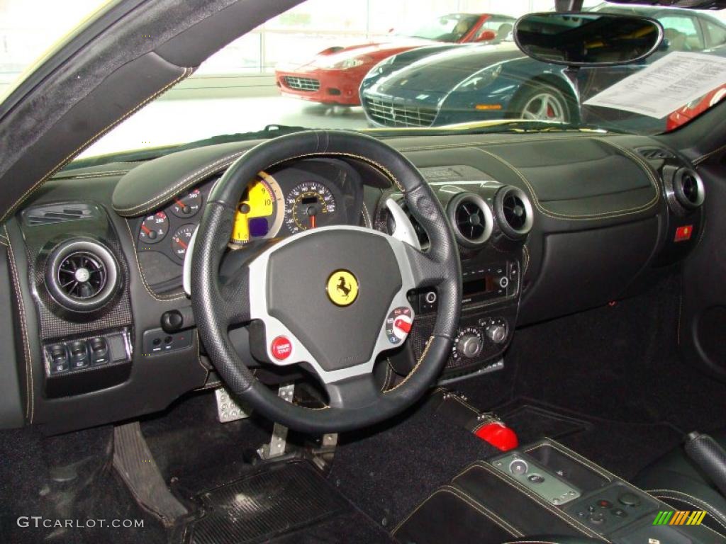 2007 F430 Coupe F1 - Giallo Modena DS (Yellow) / Nero photo #18