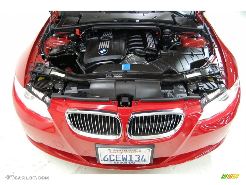 2008 3 Series 328i Convertible - Crimson Red / Coral Red/Black photo #15