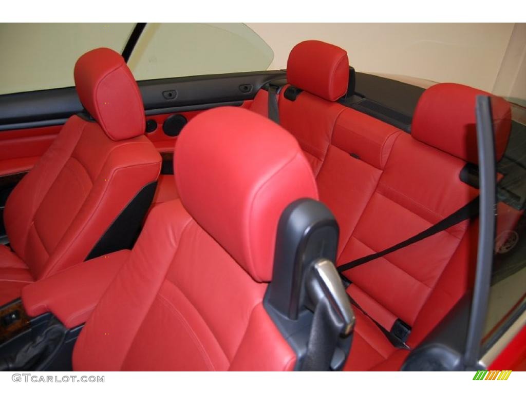 2008 3 Series 328i Convertible - Crimson Red / Coral Red/Black photo #19