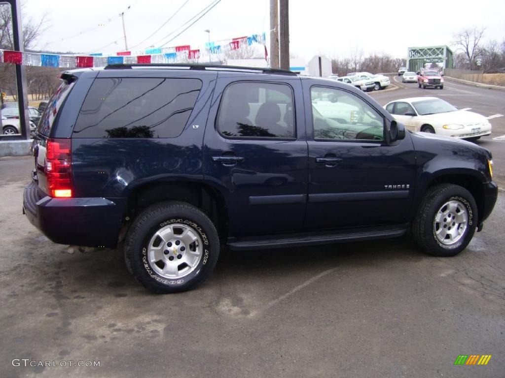 2007 Tahoe LT 4x4 - Dark Blue Metallic / Dark Titanium/Light Titanium photo #4