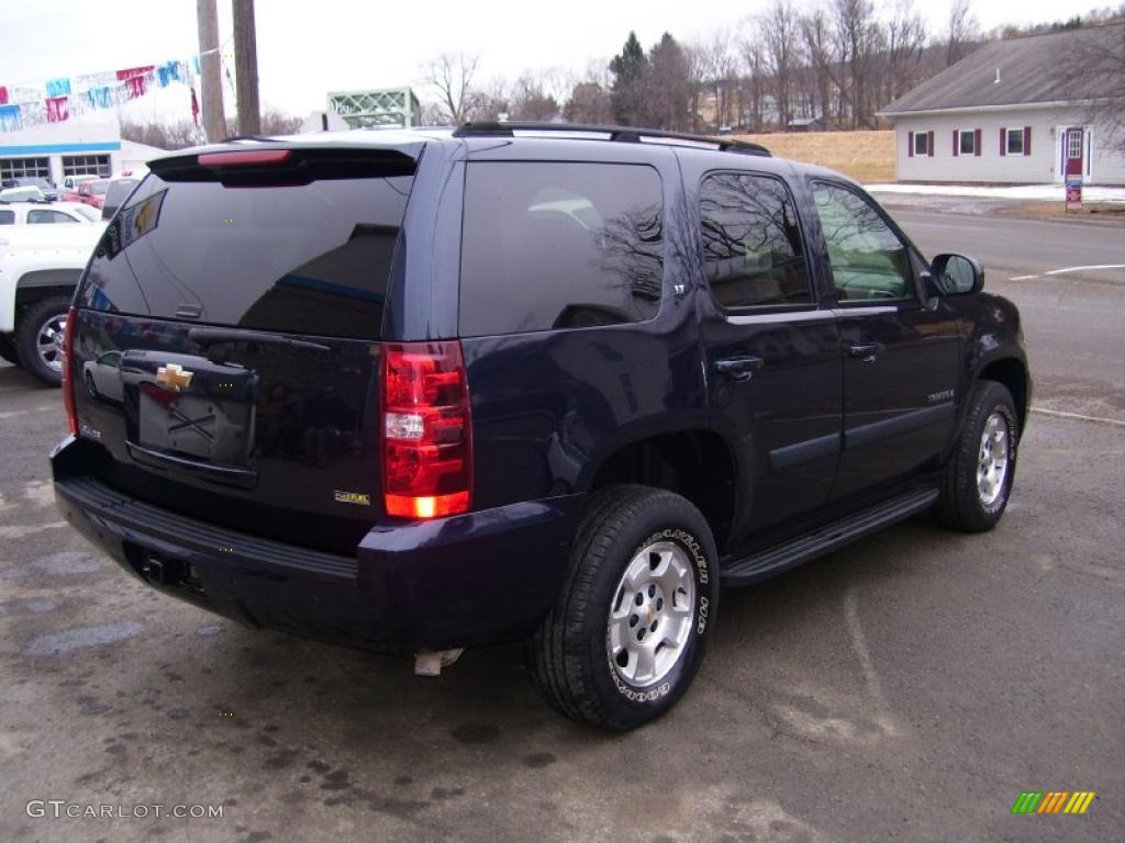 2007 Tahoe LT 4x4 - Dark Blue Metallic / Dark Titanium/Light Titanium photo #5
