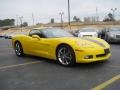 2008 Velocity Yellow Chevrolet Corvette ZHZ Hertz Edition Coupe  photo #2