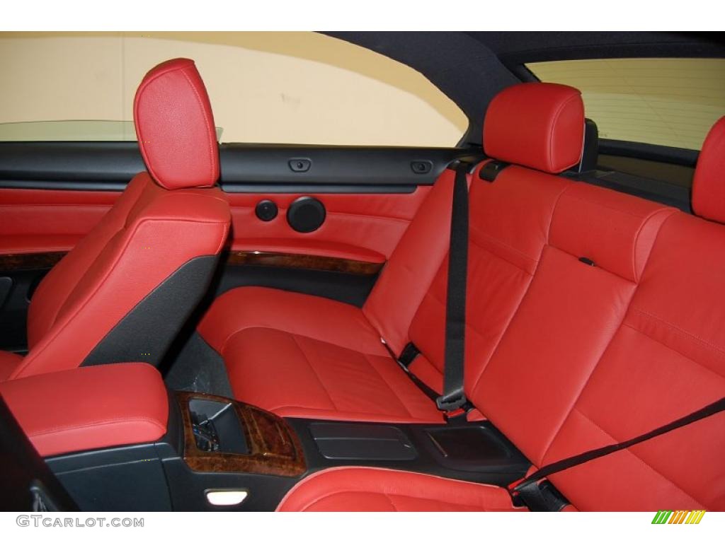 2008 3 Series 328i Convertible - Crimson Red / Coral Red/Black photo #26