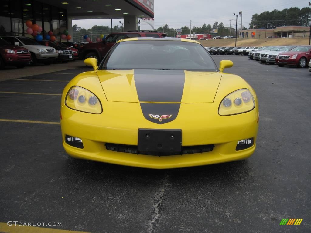 2008 Corvette ZHZ Hertz Edition Coupe - Velocity Yellow / Ebony photo #3