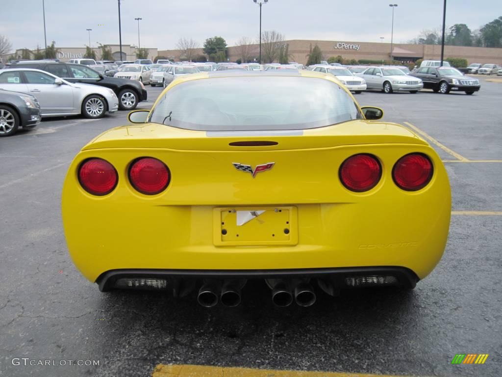 2008 Corvette ZHZ Hertz Edition Coupe - Velocity Yellow / Ebony photo #4