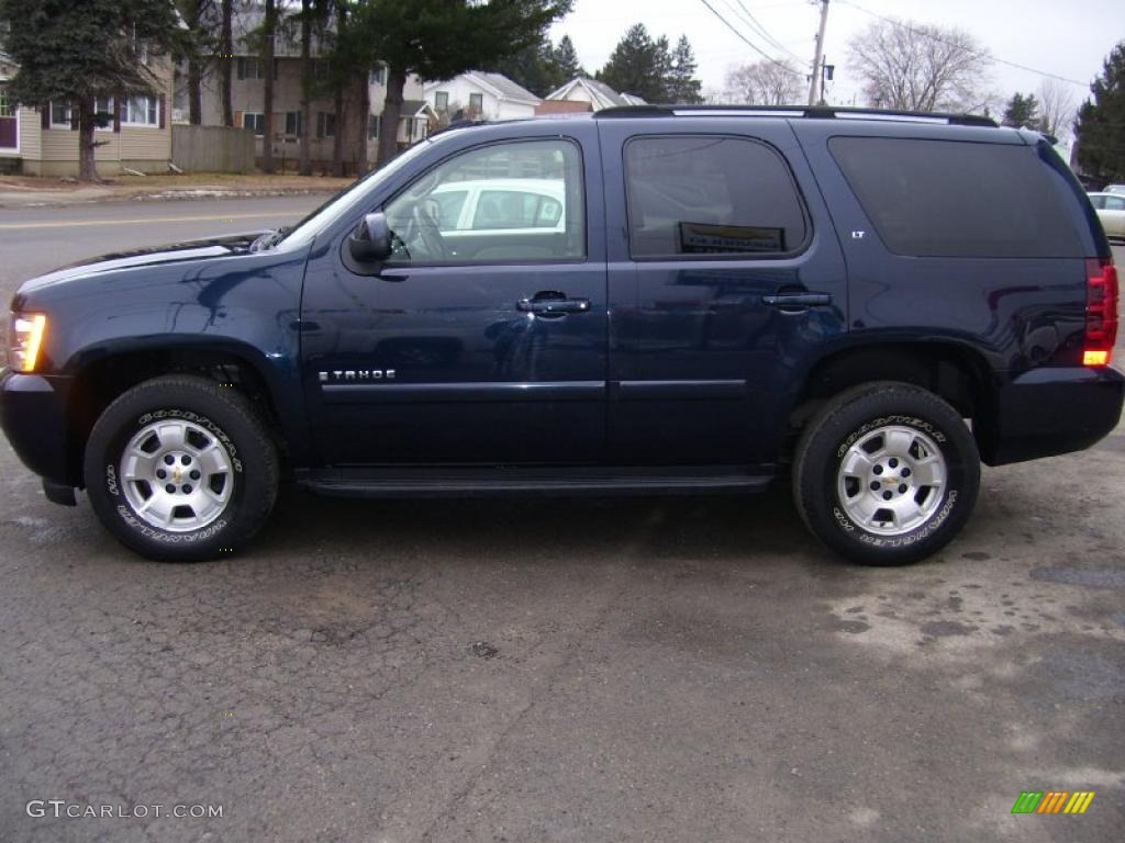 2007 Tahoe LT 4x4 - Dark Blue Metallic / Dark Titanium/Light Titanium photo #8