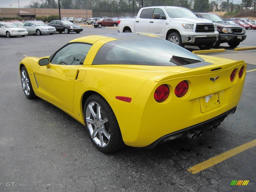 2008 Corvette ZHZ Hertz Edition Coupe - Velocity Yellow / Ebony photo #6