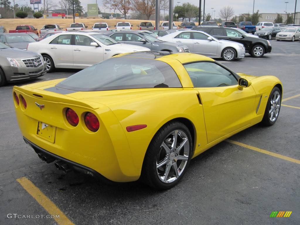 2008 Corvette ZHZ Hertz Edition Coupe - Velocity Yellow / Ebony photo #7