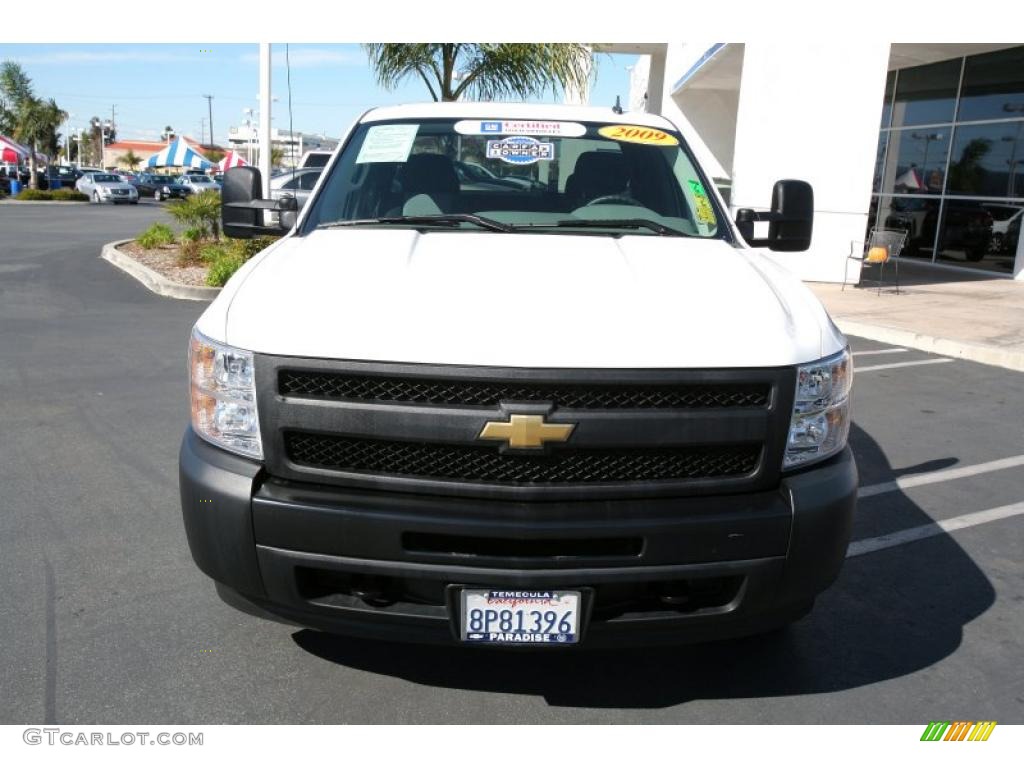 2009 Silverado 1500 Extended Cab - Summit White / Dark Titanium photo #3