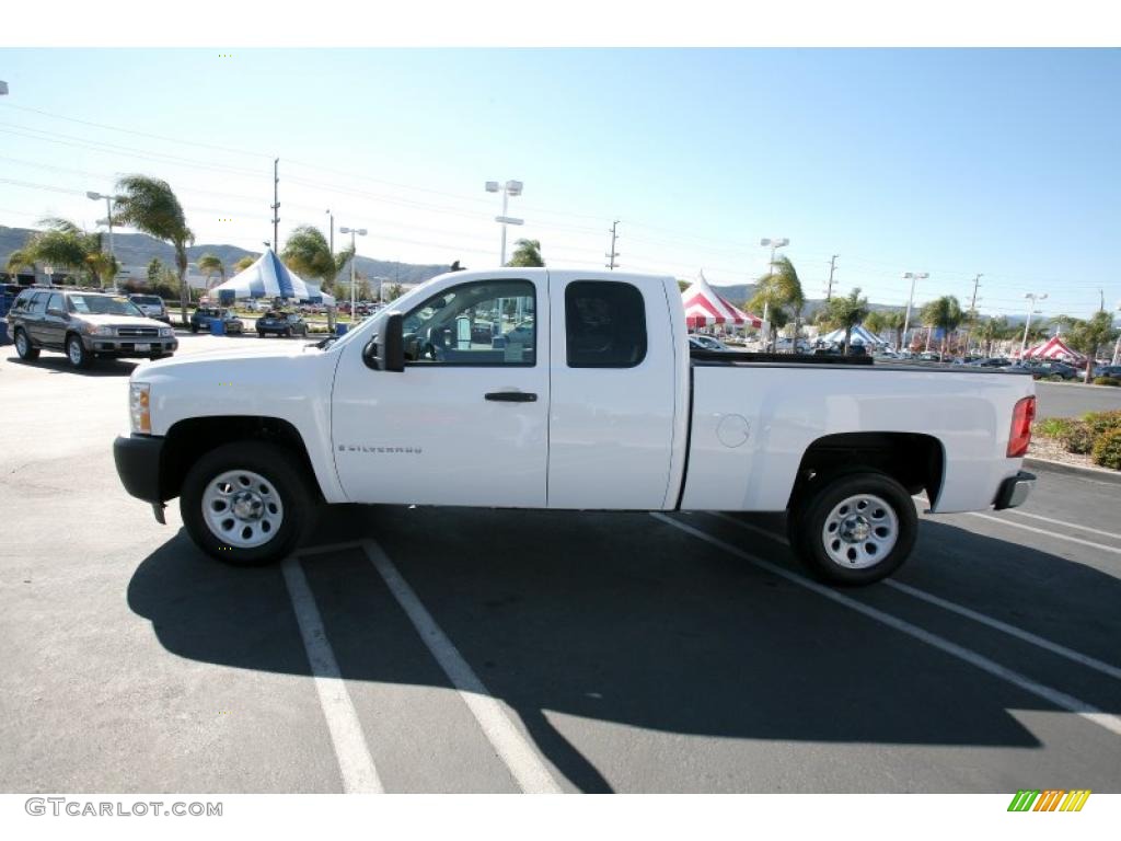 2009 Silverado 1500 Extended Cab - Summit White / Dark Titanium photo #6