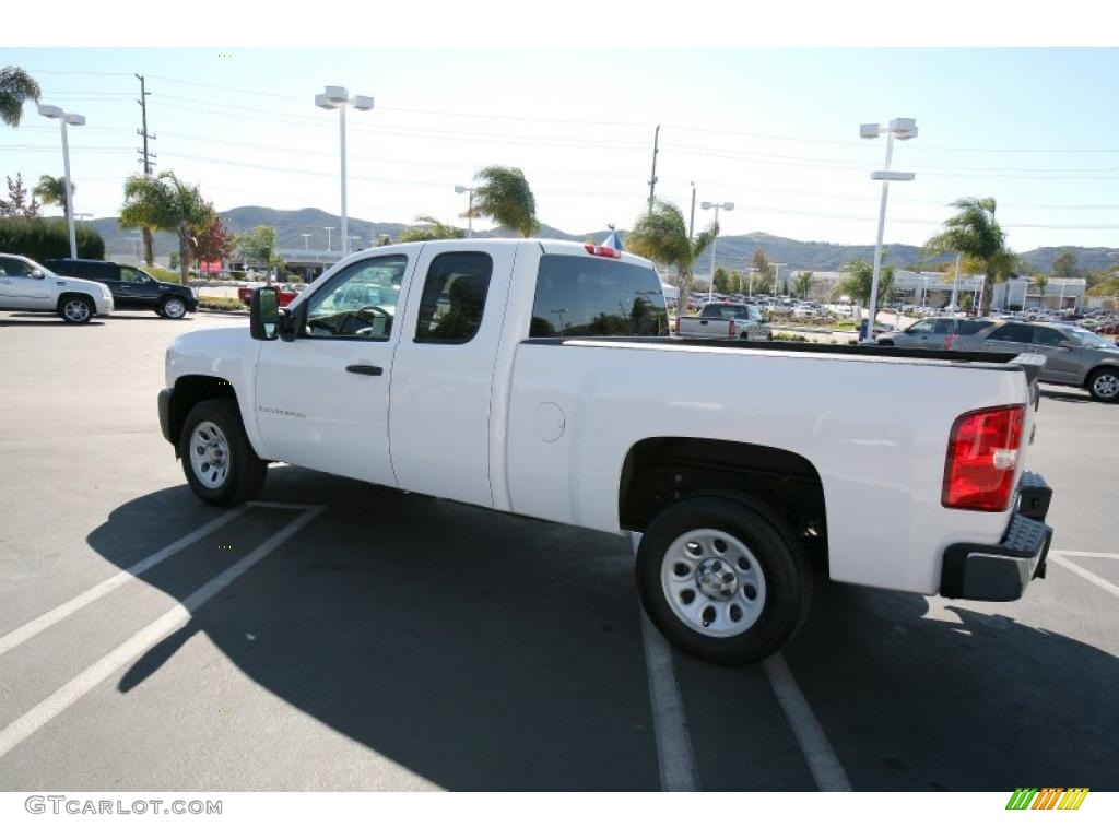 2009 Silverado 1500 Extended Cab - Summit White / Dark Titanium photo #7
