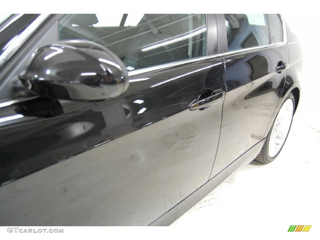 2008 3 Series 335i Sedan - Black Sapphire Metallic / Black photo #13
