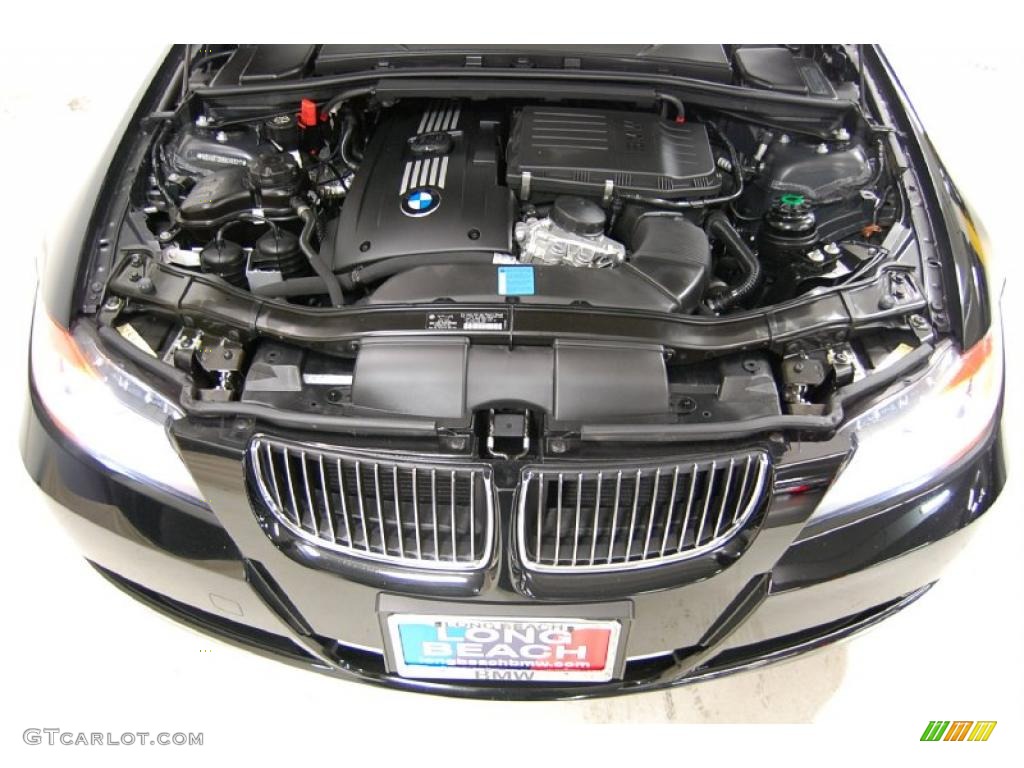 2008 3 Series 335i Sedan - Black Sapphire Metallic / Black photo #17
