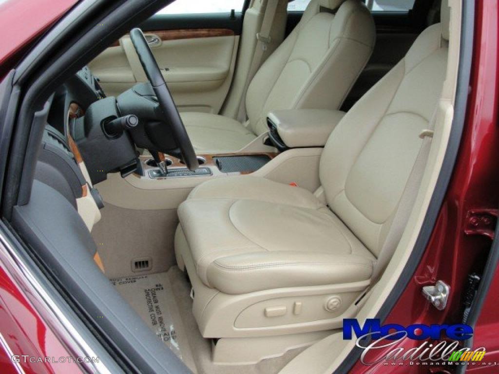 2008 Outlook XR AWD - Red Jewel / Tan photo #13