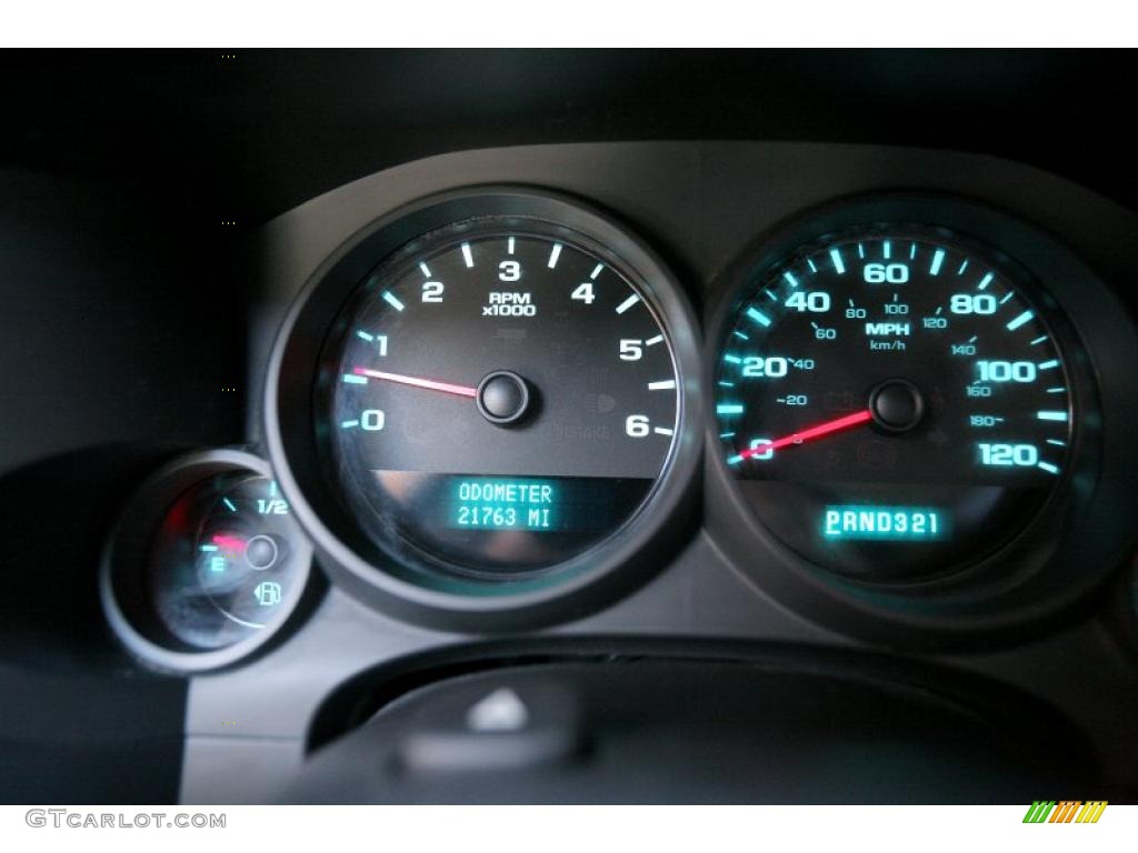2009 Silverado 1500 Extended Cab - Summit White / Dark Titanium photo #16