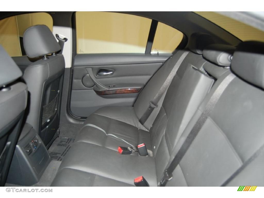 2008 3 Series 335i Sedan - Black Sapphire Metallic / Black photo #26