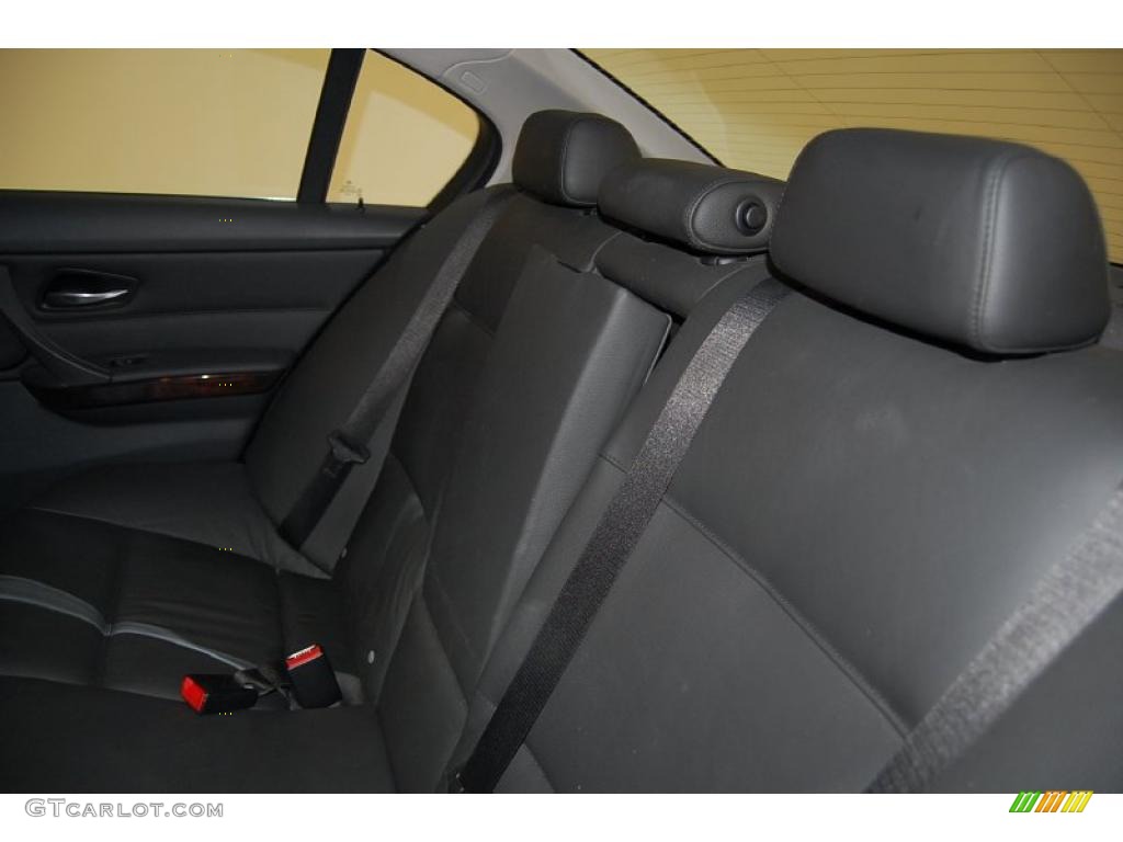 2008 3 Series 335i Sedan - Black Sapphire Metallic / Black photo #27