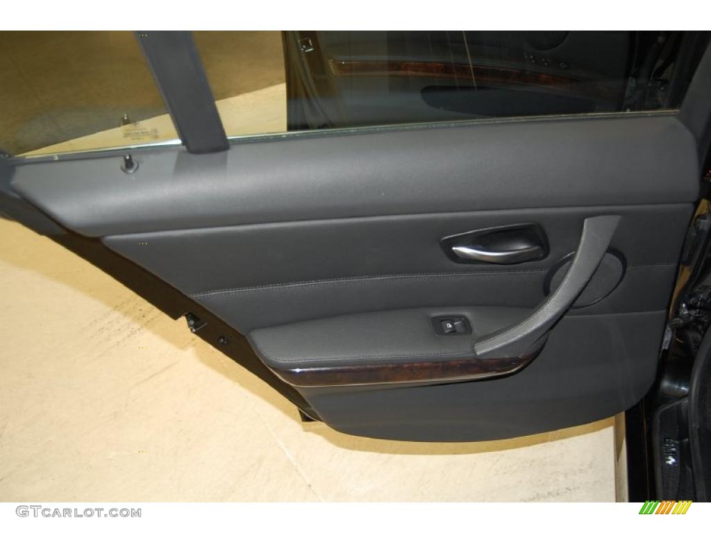 2008 3 Series 335i Sedan - Black Sapphire Metallic / Black photo #29