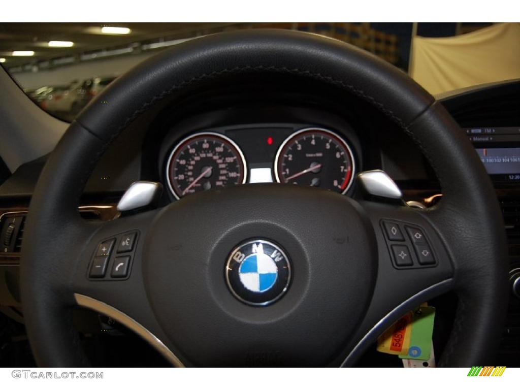 2008 3 Series 335i Sedan - Black Sapphire Metallic / Black photo #33