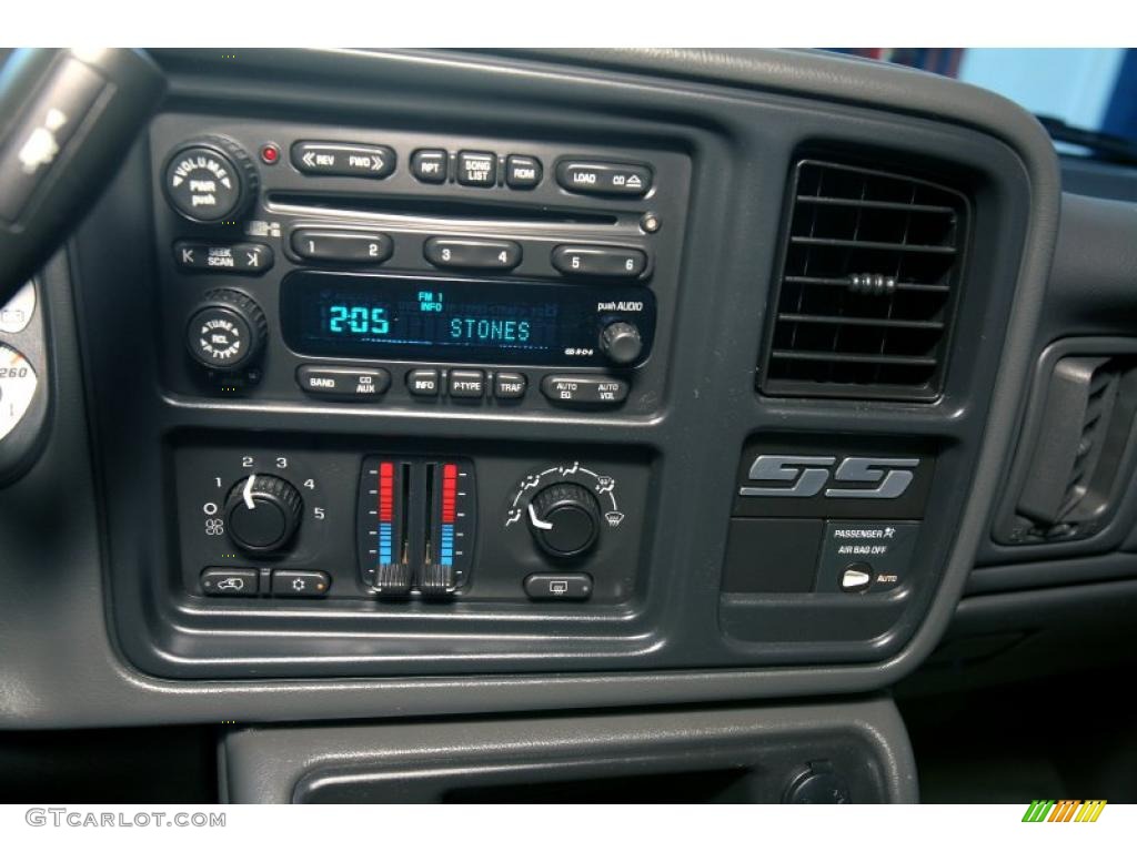 2003 Silverado 1500 SS Extended Cab AWD - Arrival Blue Metallic / Dark Charcoal photo #17