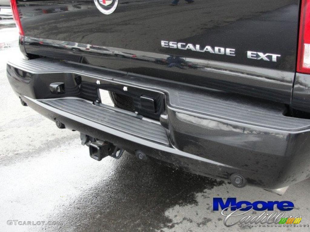 2008 Escalade EXT AWD - Black Raven / Cocoa/Light Cashmere photo #6