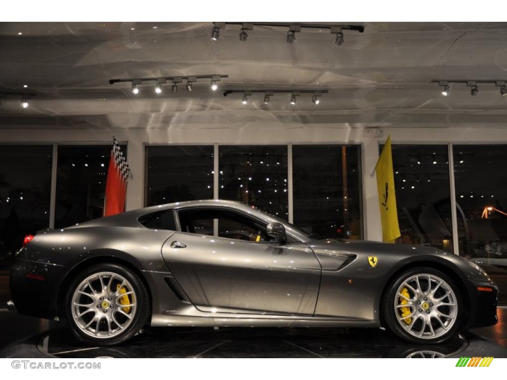 2007 599 GTB Fiorano F1 - Grigio Silverstone (Dark Grey Metallic) / Nero (Black) photo #21