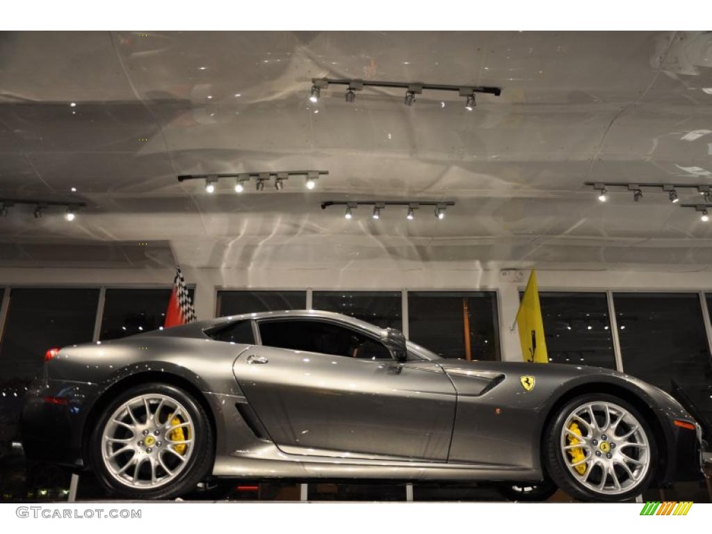 2007 599 GTB Fiorano F1 - Grigio Silverstone (Dark Grey Metallic) / Nero (Black) photo #26