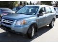 2007 Steel Blue Metallic Honda Pilot LX 4WD  photo #2