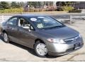 Galaxy Gray Metallic - Civic Hybrid Sedan Photo No. 4